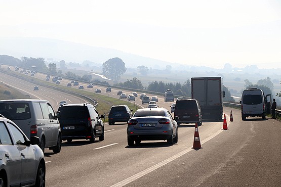 TEM otoyolunda bayram yoğunluğu